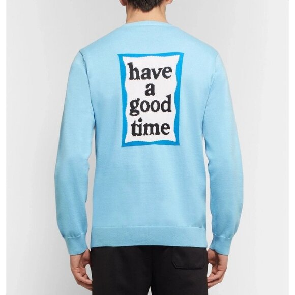 Adidas Consortium Have a Good Time Sweatshirt in Blue - Picture 3 of 5